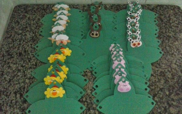 Porta bombons Fazendinha